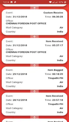 Speed Post Tracking PostMaste android App screenshot 2